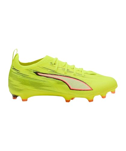 PUMA Ultra 6 PRO FG/AG JR Fußballschuh, Gelb Alert Black-Glowing Red-Lime Squeeze, 36 EU, Yellow Alert PUMA Schwarz Leuchtend rot Lime Squeeze, 35.5 EU