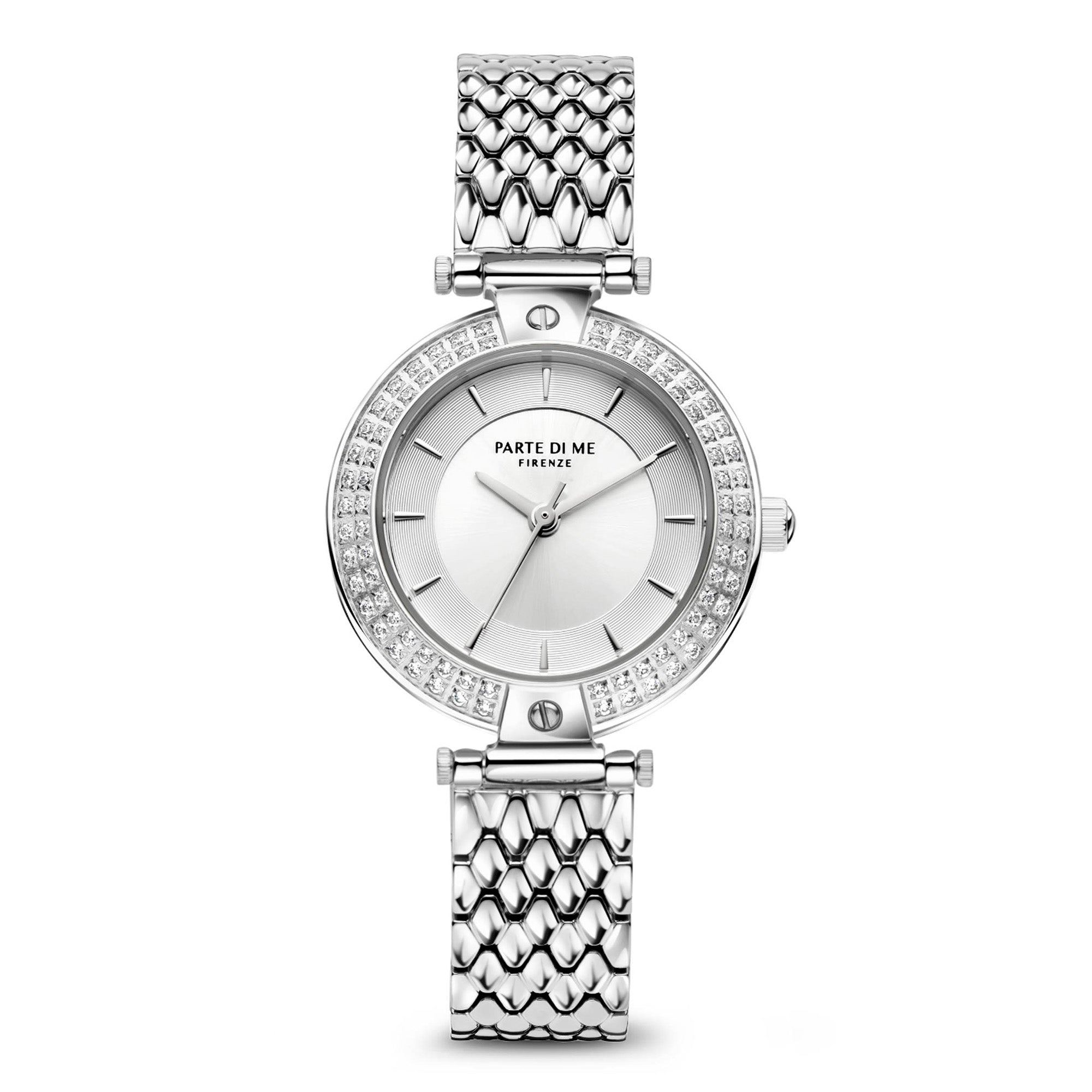 Parte Di Me Orologio Rond Dameshorloge Zilverkleurig PDM09018