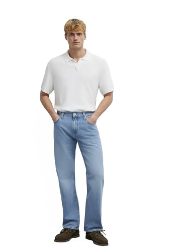 Mavi Herren Lisbon Jeans, lt Blue Classic Denim, 34/36