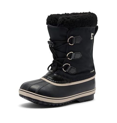 Sorel Unisex Kinder Big Kids Yoot Pac Nylon WpSnow Boots, Schwarz, 39 1/3 EU