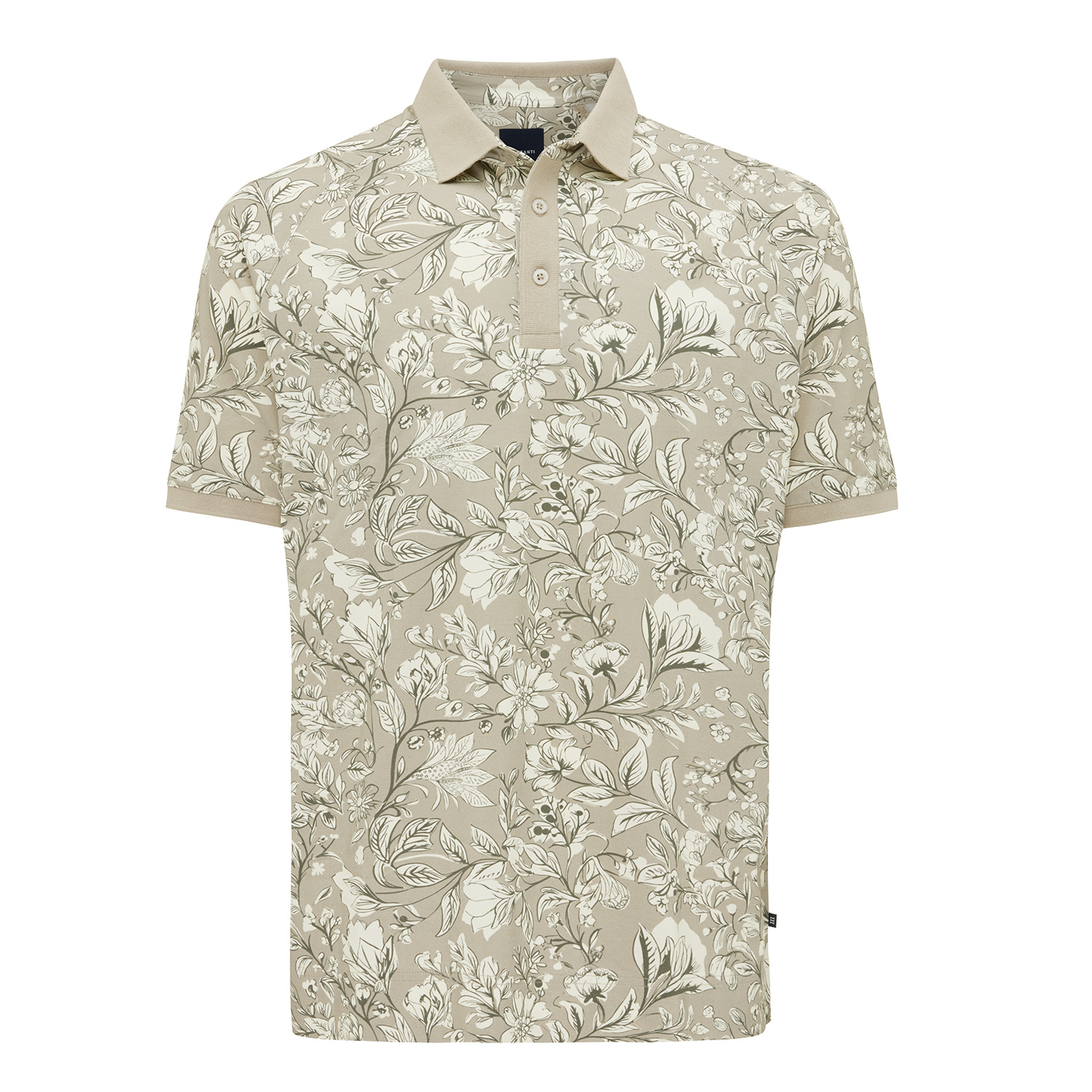 Tresanti ERALDO Short sleeve polo with flowers Green (TRPOJA037 - 900)