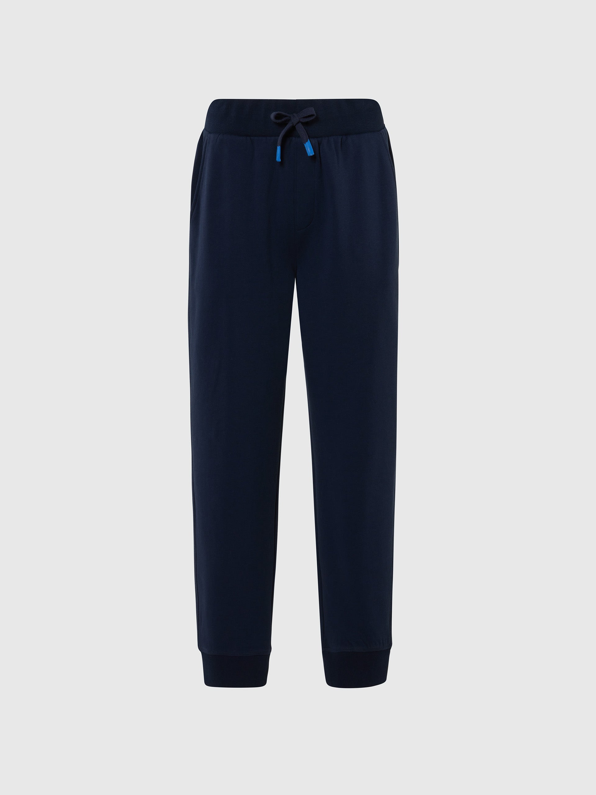Sweatpants with logo patch