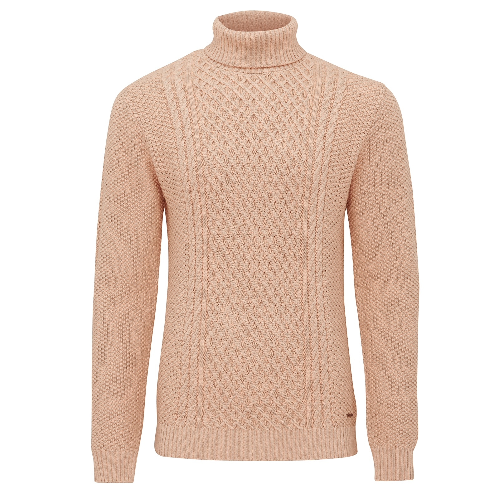 Tresanti FIORENZO | Cable knit roll neck Beige (TRKWJE126 - 101)