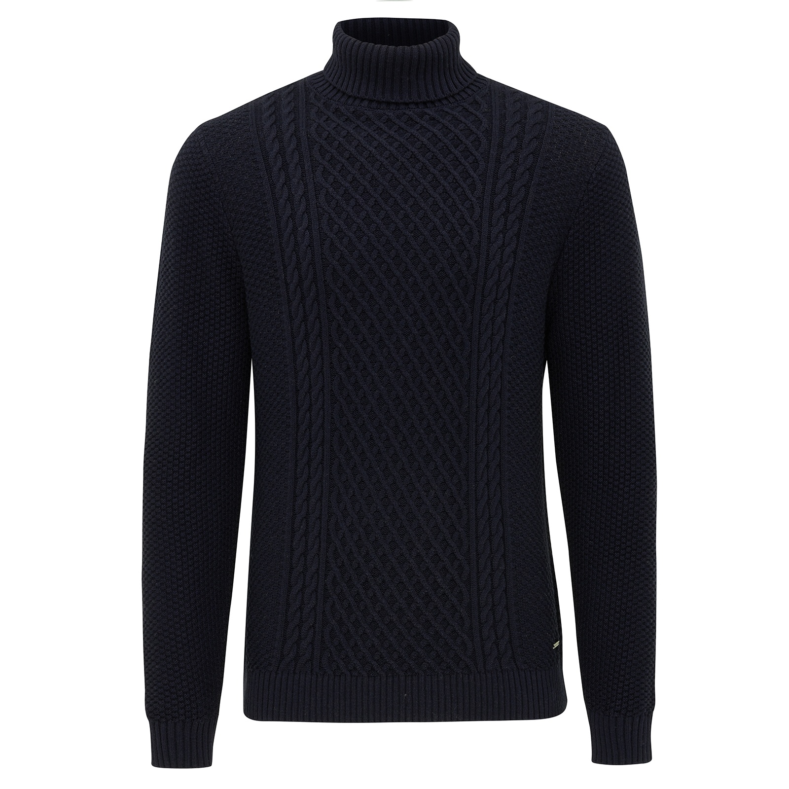 Tresanti FIORENZO | Cable knit roll neck Navy (TRKWJE126 - 803)
