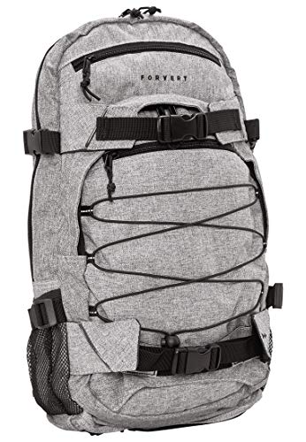 Forvert Melange Louis Backpack, Farbe: grey mel., Größe: OS