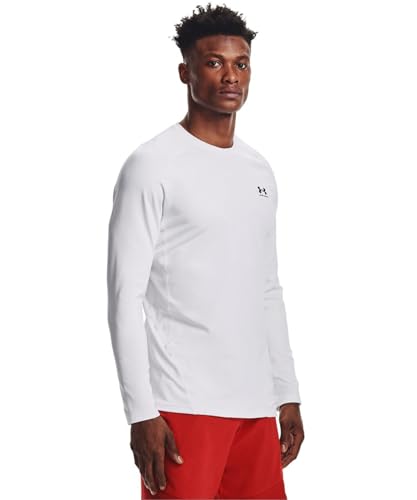 Under Armour Baselayer Underwear Longseeve Weiss, XL-T Herren