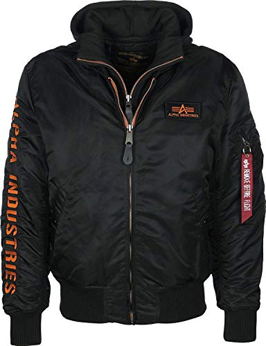 Alpha Industries MA-1 D-Tec SE Bomberjacke für Herren Black/Orange