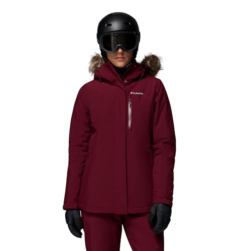 Columbia Ava Alpine II Isolationsjacke, Wärmeisolierung, Atmungsaktives Material, Wasserdicht, Verstellbare Details, Abnehmbares Kunstfell, Praktische Taschen - Damen