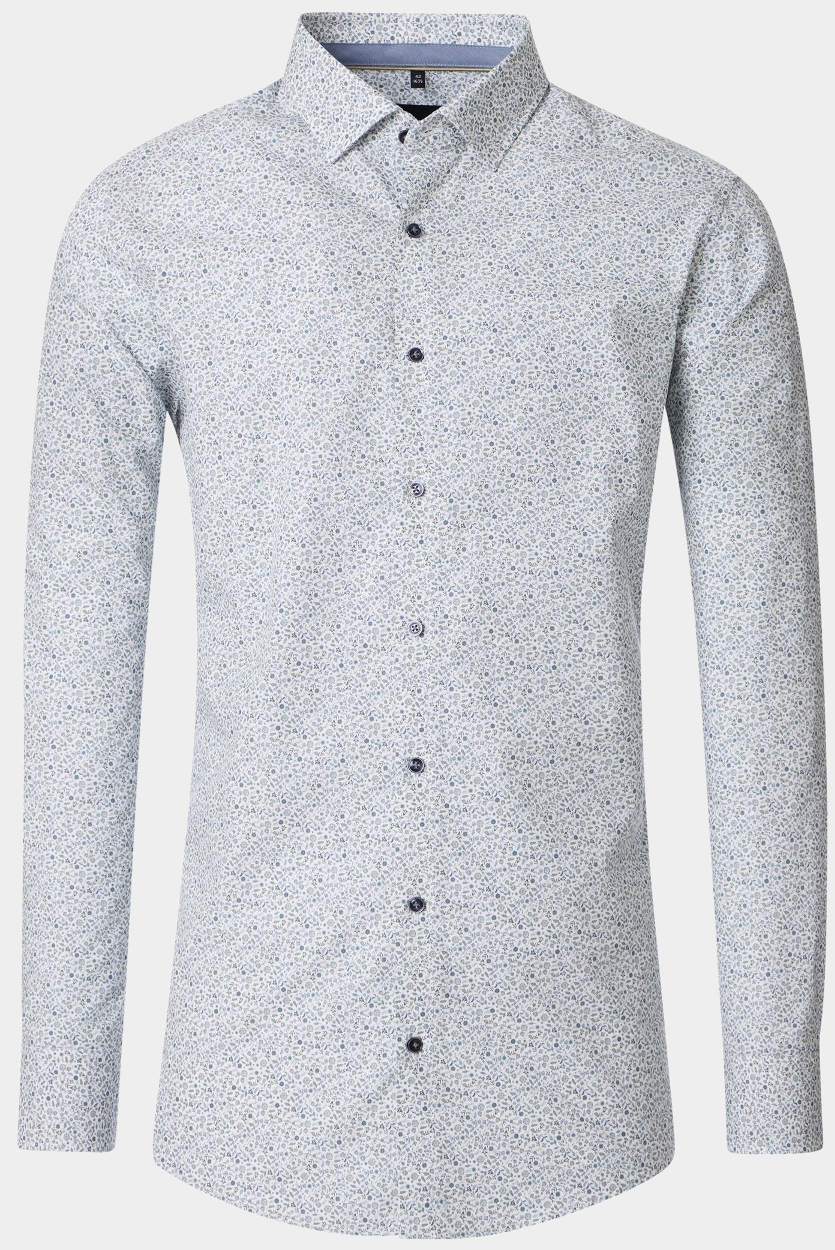 50% Korting Venti Business Hemd Lange Mouw Groen U.B.D. Modern Fit 154411500/300 | Bos Men Shop