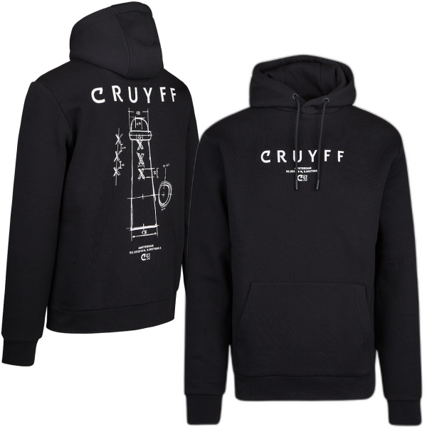 Cruyff - CITY PACK Amsterdam Hoodie - Zwart