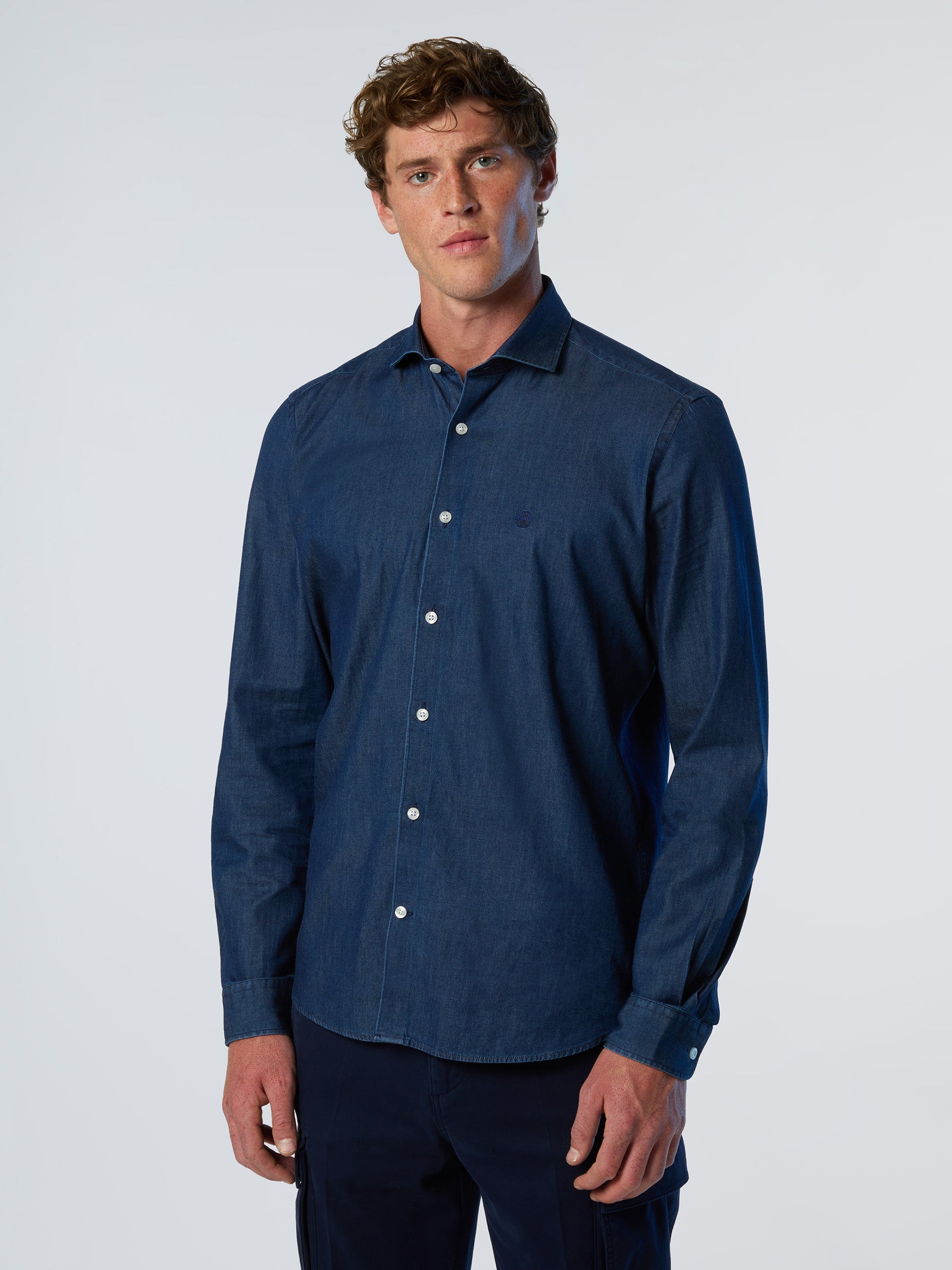 Denim twill shirt