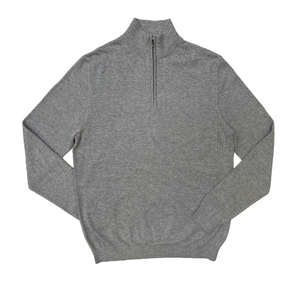 Zuitable Half Zip Trui DiZip Grey (401ZIP - 350)