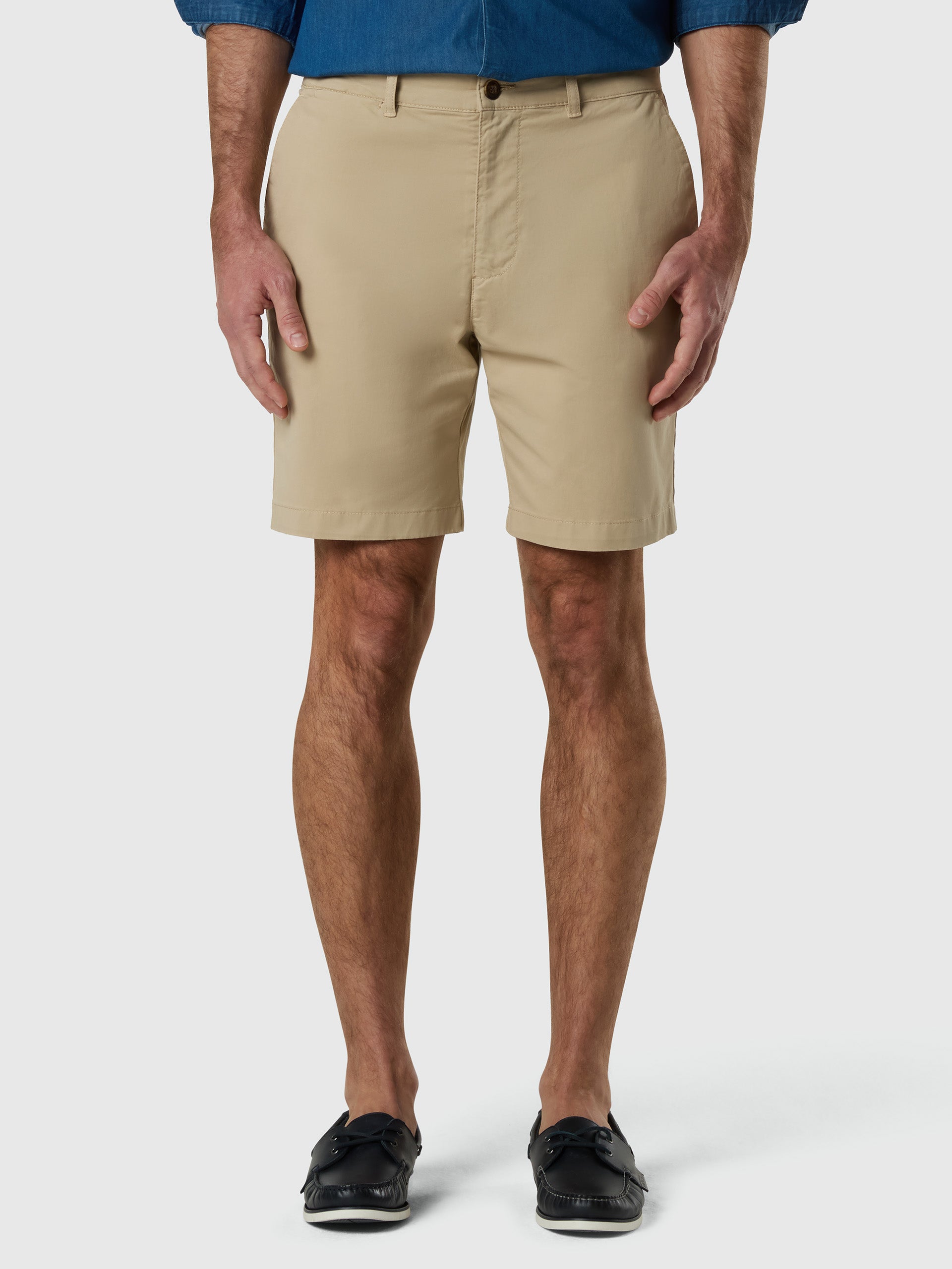 Stretch gabardine chino shorts