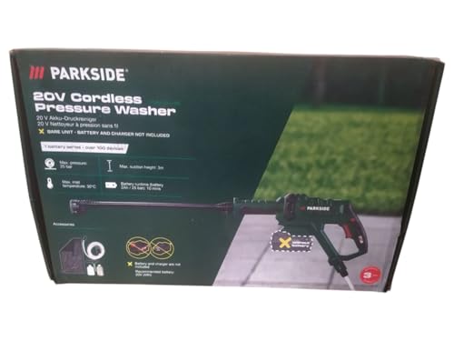 PARKSIDE Akku-Druckreiniger »PDRA 20-Li A1«, 6 Sprüharten, X20V Team (mit Akku und Ladegerät)