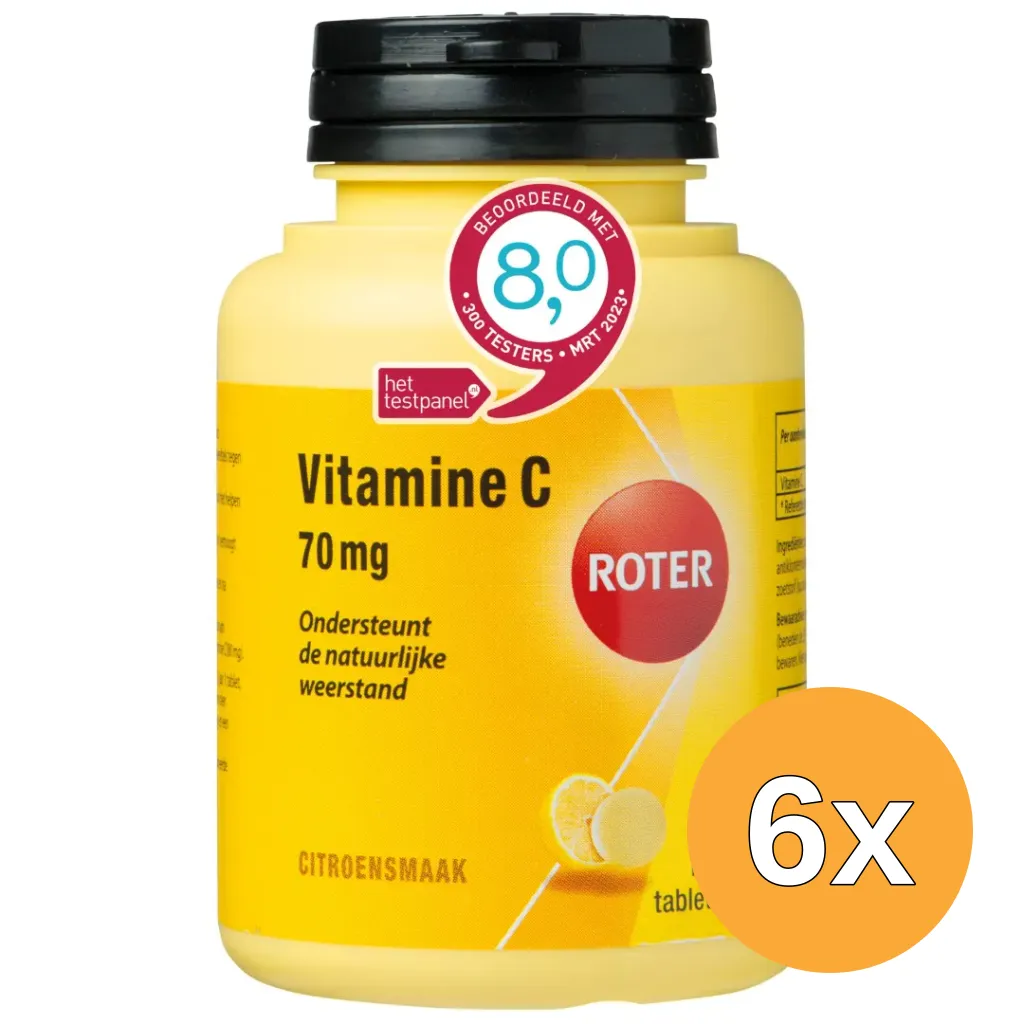 6x Roter Vitamine C 70 mg kauwtablet (400 tabletten)