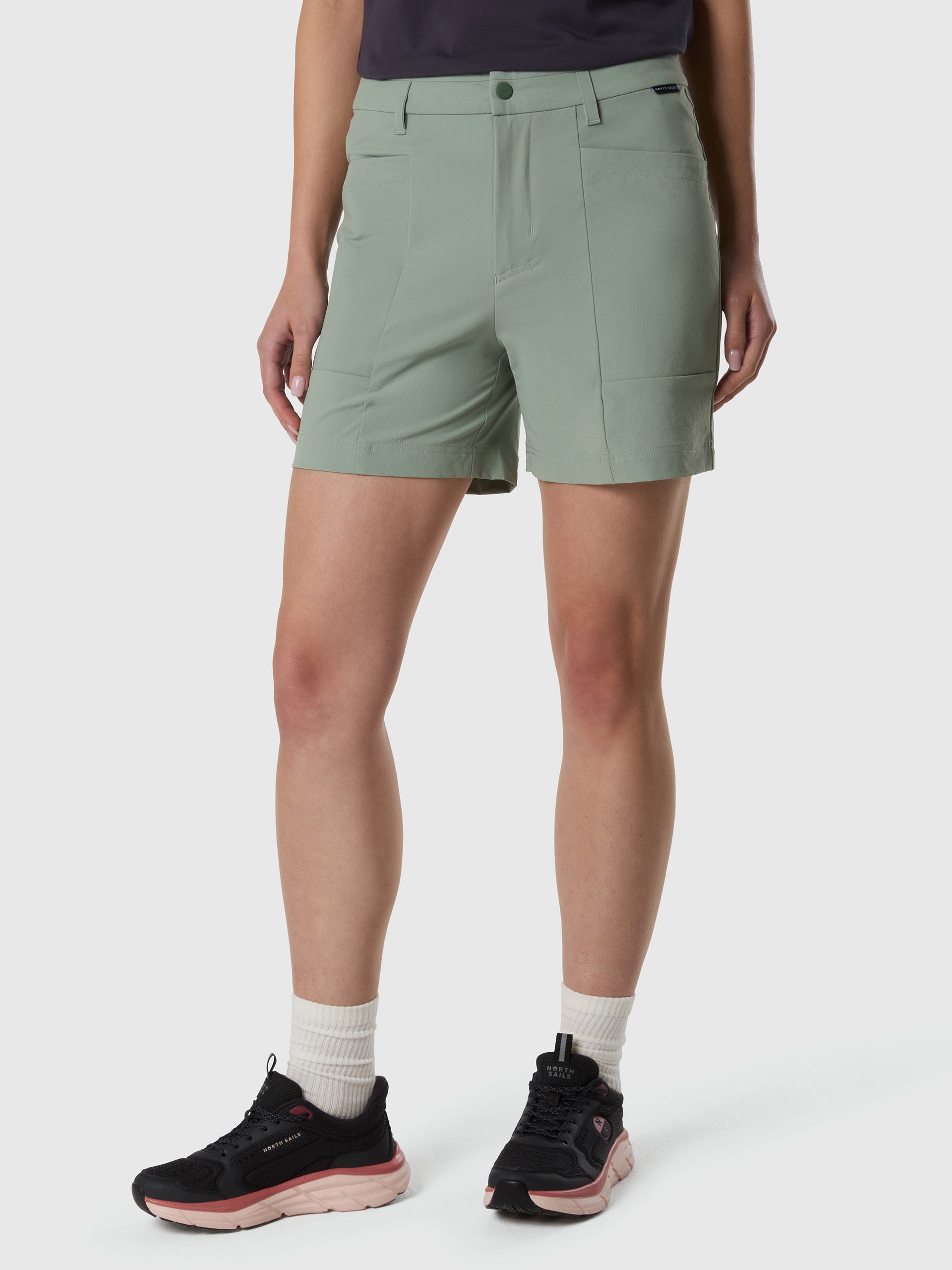 Stretch nylon shorts