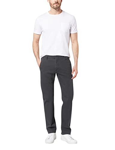 Dockers Herren Smart 360 Flex Alpha Slim Hose, Steelhead, 36W / 36L