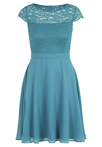 Vera Mont Damenkleid, Rauchiges Blaugrün, 40