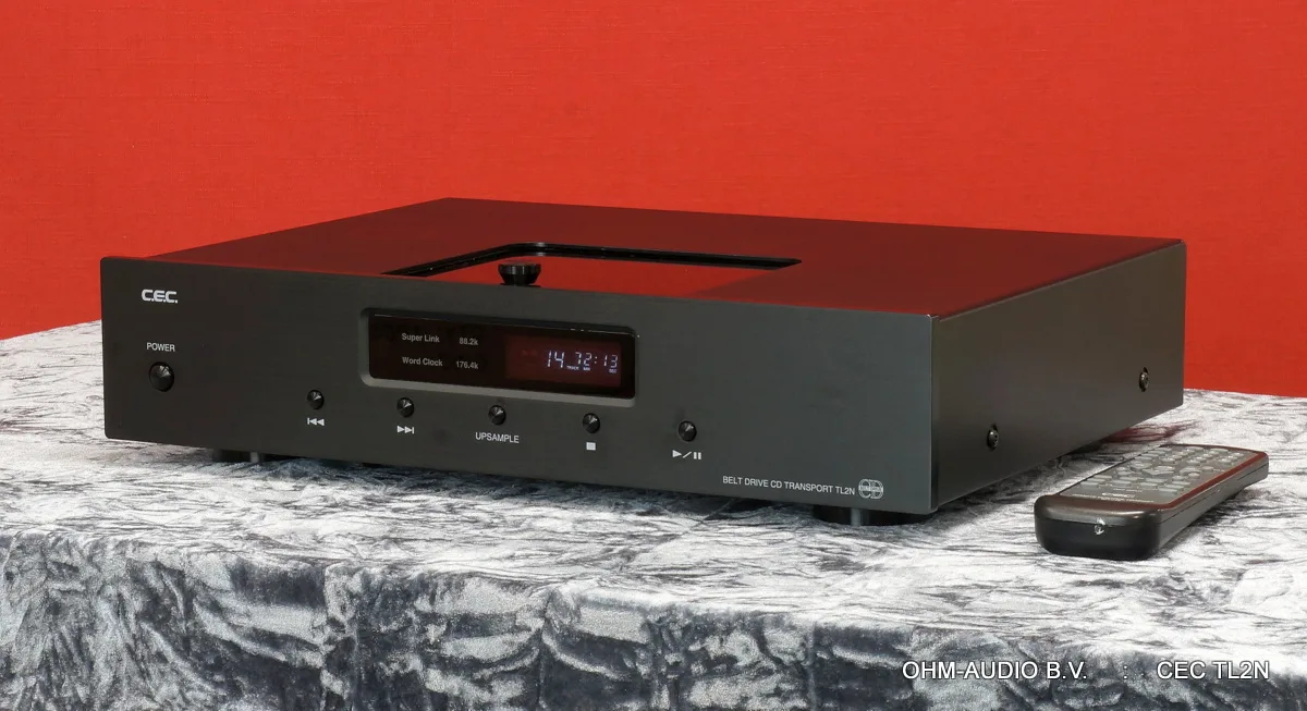 C.E.C. TL 2N, Zwart, Dubbel Snaar Aangedreven CD Loopwerk, Bovenlader, Inclusief Originele Verpakking : GERESERVEERD - Ohm Audio