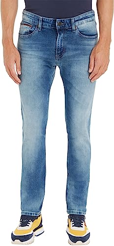 Tommy Jeans Herren Jeans Hose Scanton Slim Stretch, Blau (Wilson Light Blue Stretch), 28W/32L