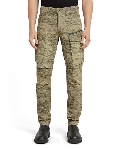 G-STAR Herren Rovic Zip 3D Regular Tapered Hose, Mehrfarben (Light toggee Shadow camo D02190-D581-H175), 33W / 30L