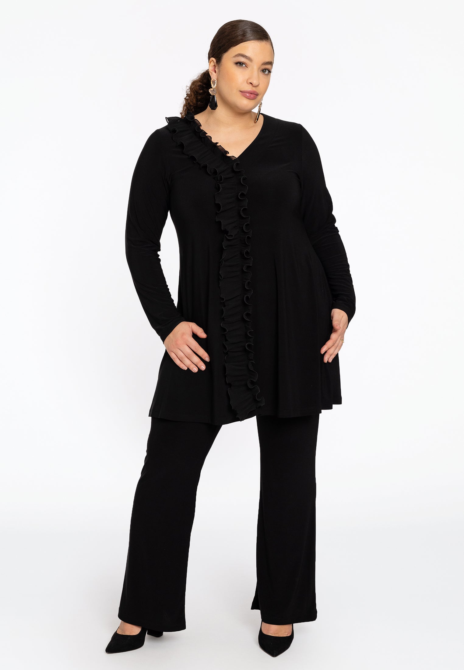 Tuniek wide bottom plissé DOLCE