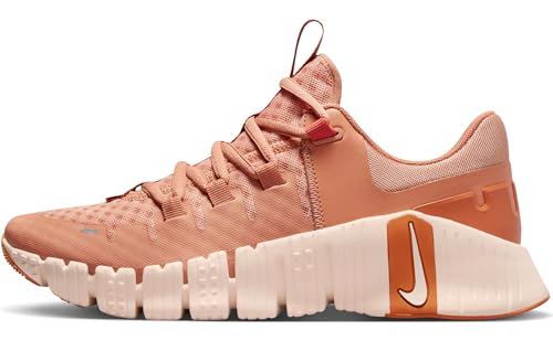 NIKE Workout-Schuh Free Metcon 5 Workout-Schuh Für Damen, Amber Brown Campfire Orange Guava Ice, DV3950-200, 42.5 EU (W 10.5 US)