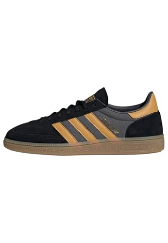 Adidas Unisex Handball Spezial Schuh Core Black/Preloved Yellow/Grey Six 40 2/3
