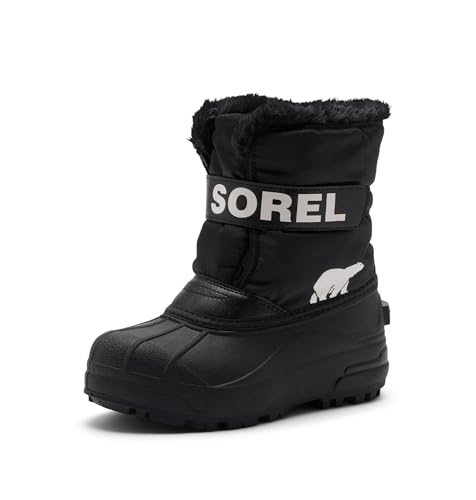 Sorel Unisex-Kinder Schneestiefel für kleine Kinder, Schwarzes Meersalz, 30 EU