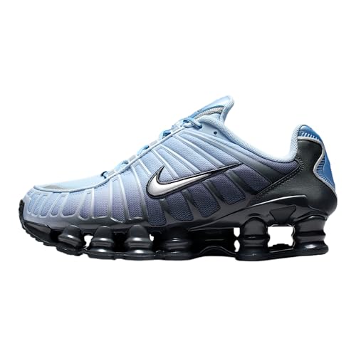 Nike Shox TL Damenschuhe (Anthrazit/Light Armory Blue/Metallic Silver), Anthrazit/Light Armory Blue/Metallic Silver, 40 EU
