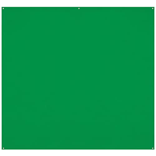 Westcott X-Drop Pro Knitterfreier Hintergrund, Chroma-Key-Grün-Bildschirm (2,4 x 2,4 m)