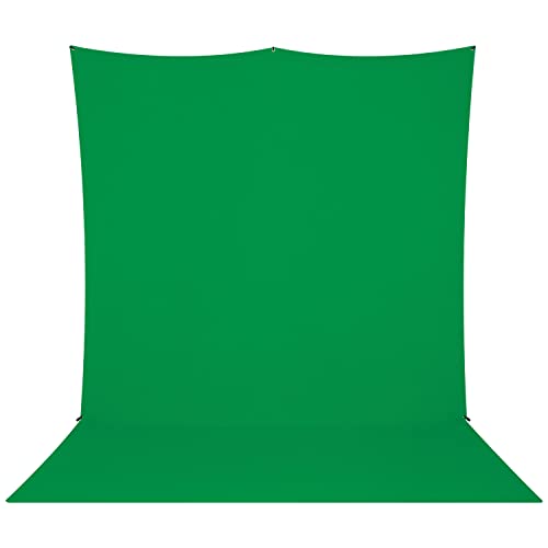 Westcott X-Drop Pro Knitterfreier Hintergrund – Chroma-Key Green Screen Sweep (2,4 x 33 cm)