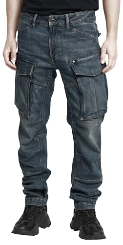 G-STAR Herren Rovic Zip 3D Regular Tapered Denim Jeans, Blau (Worn in Glace D23077-D775-H139), 26W / 32L