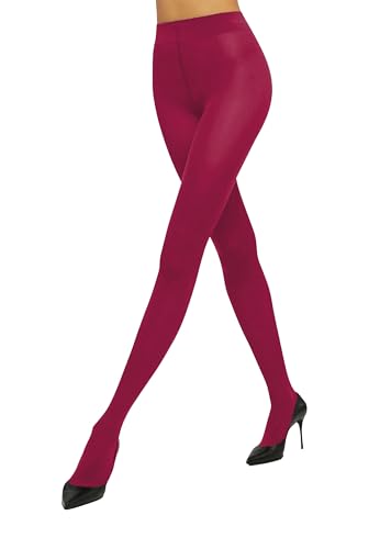WOLFORD Velvet de Luxe 66 Strumpfhose für Damen, rubinrot, XS