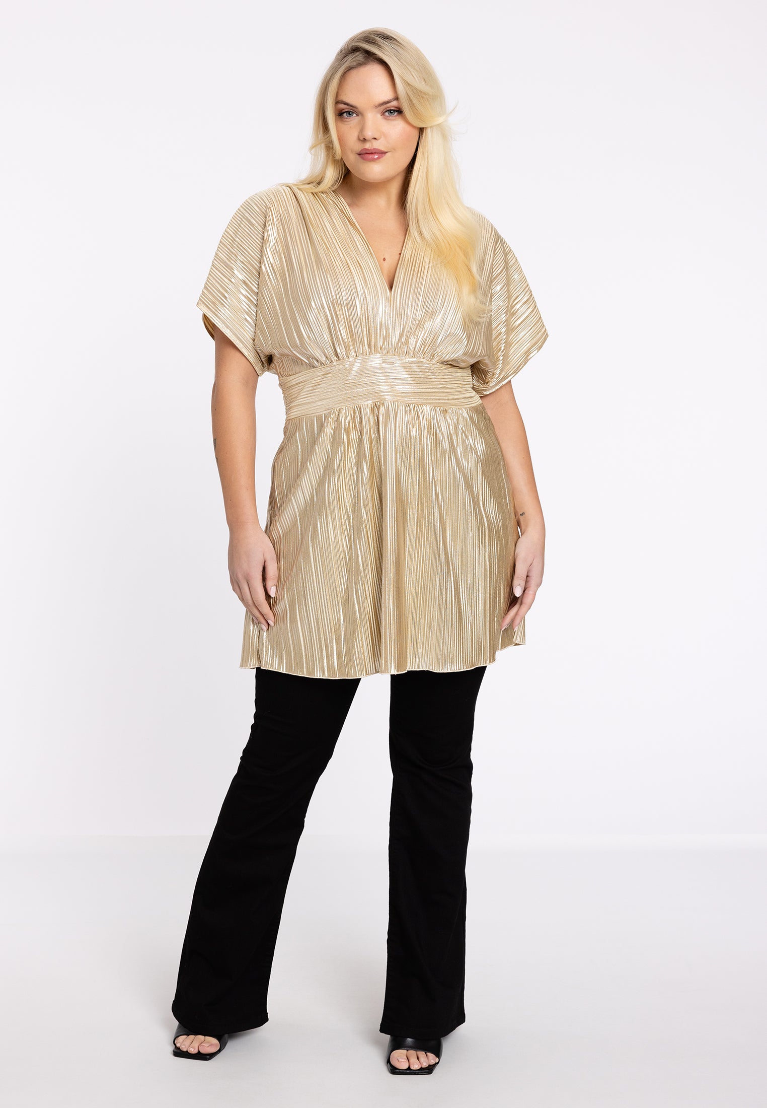 Tuniek plisse HANNELORE