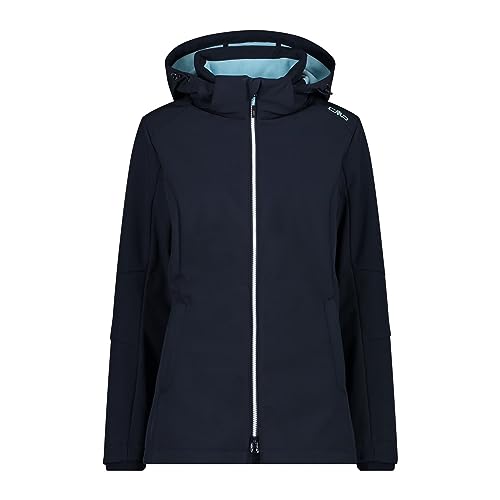CMP - Damenjacke mit Kapuze und Reißverschluss, B. Blauer Anis, XS