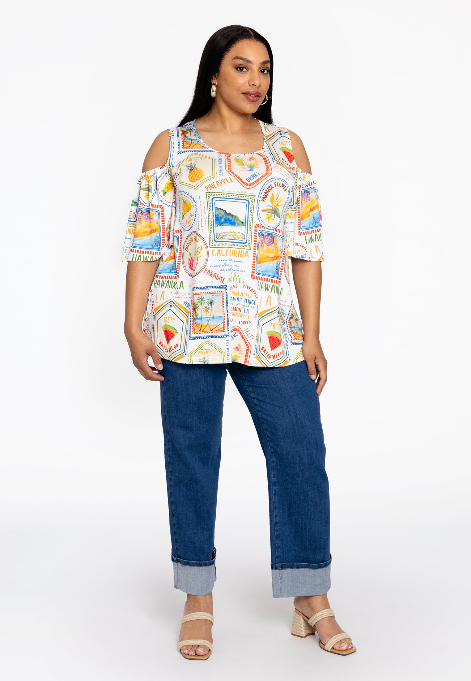 Tuniek flare TROPICANA