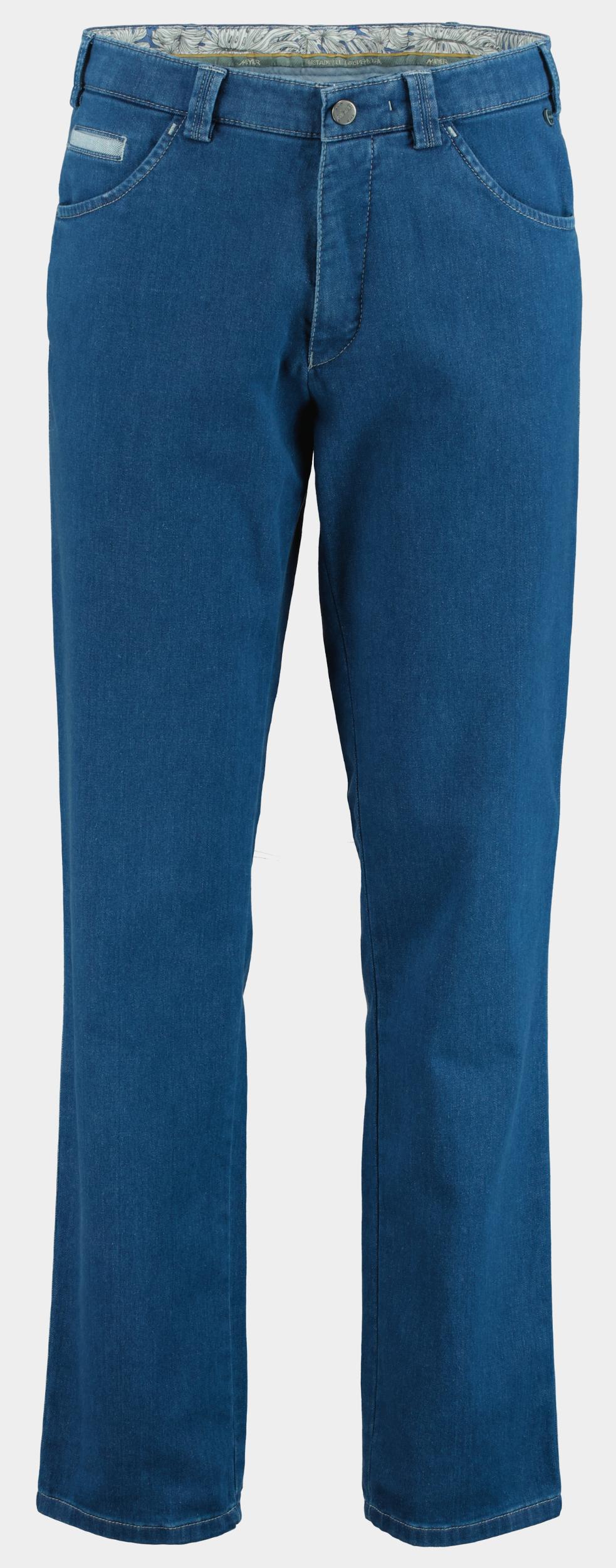 58% Korting Meyer Flatfront Jeans Blauw DUBLIN Art.1-4174 1271417400/16 | Bos Men Shop