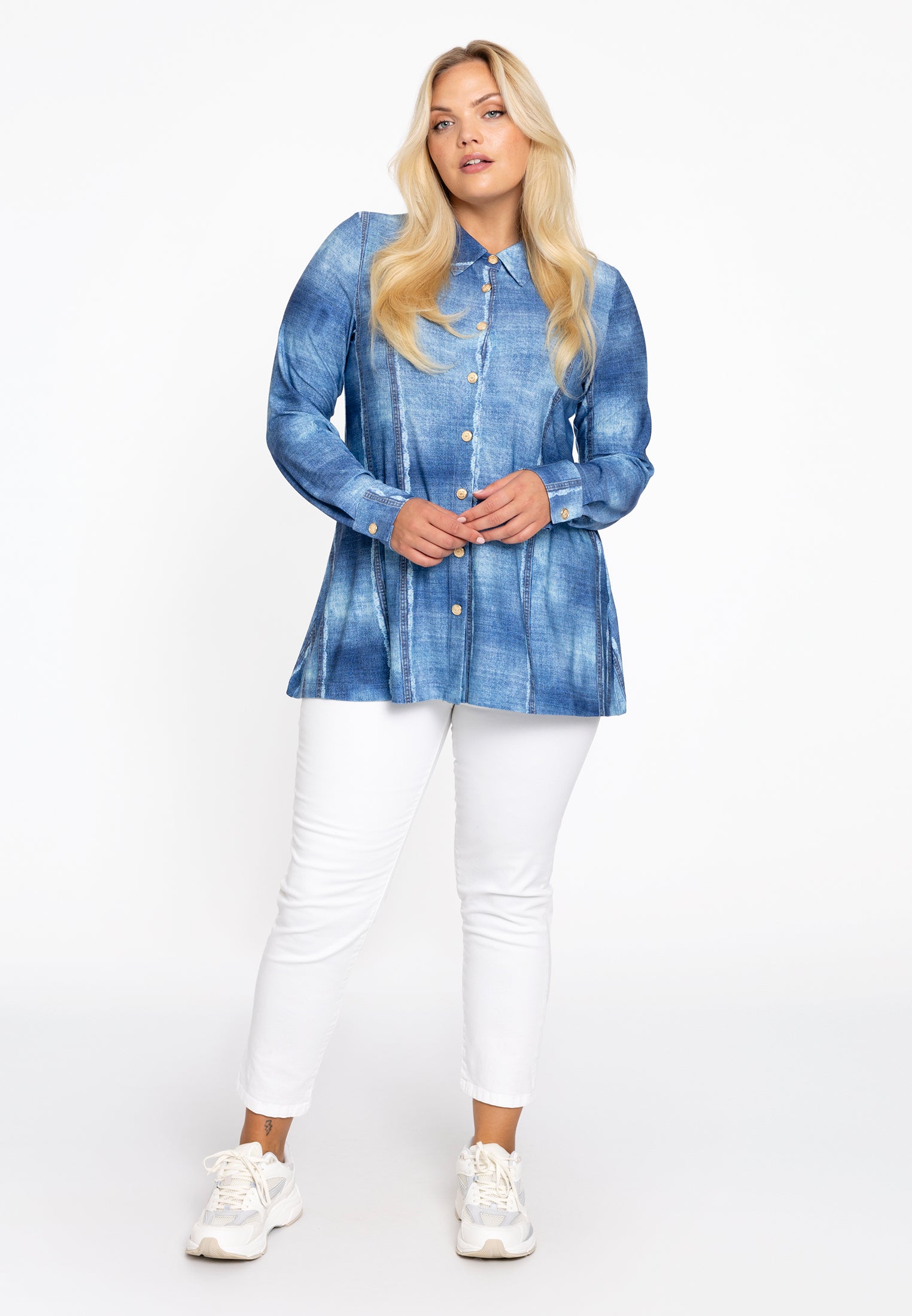 A-lijn blouse FRAYED