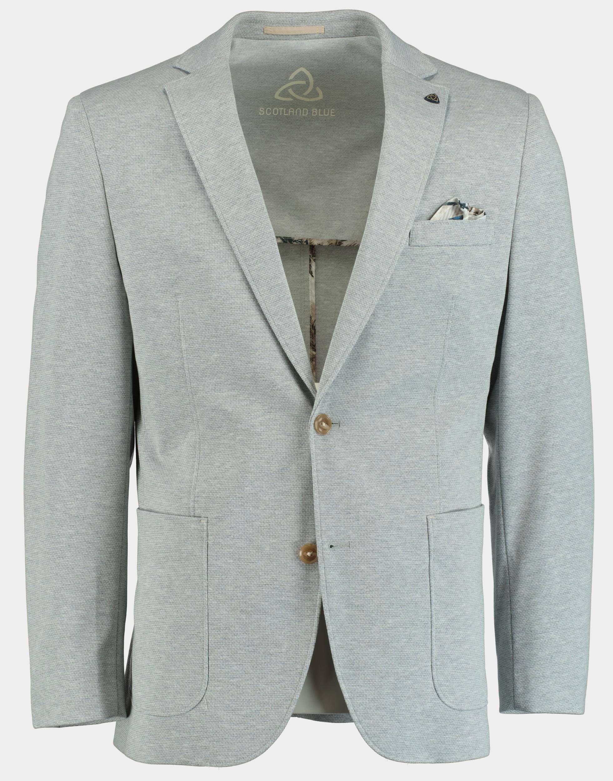 71% Korting Scotland Blue Colbert Grijs Luka Jersey Jacket 251037LU62SB/939 Dusty Grey | Bos Men Shop