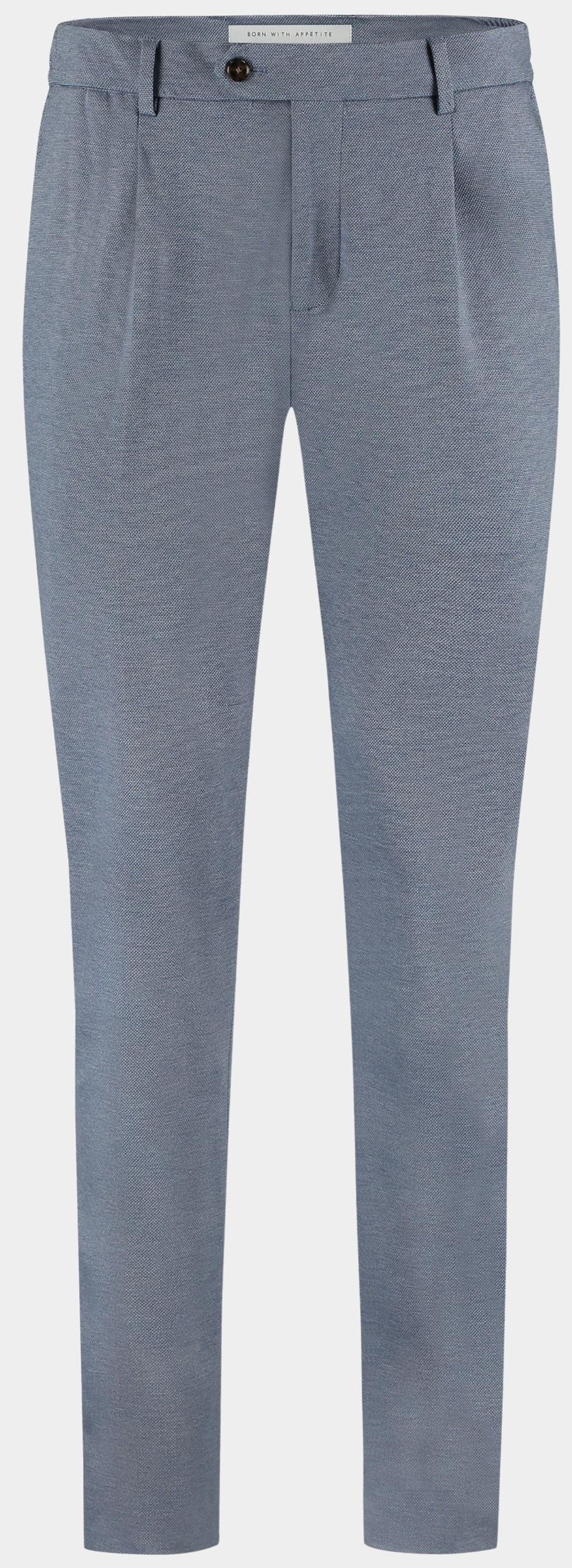 55% Korting Born With Appetite Chino Blauw Pedro Jersey Pants 25104PE89/268 Jeans Blue | Bos Men Shop