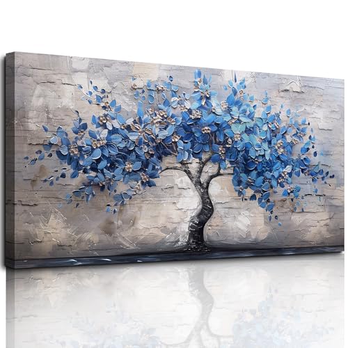 MHARTK66 ästhetische Bilder Wohnzimmer Baum des Lebens Gemälde 75x150 cm