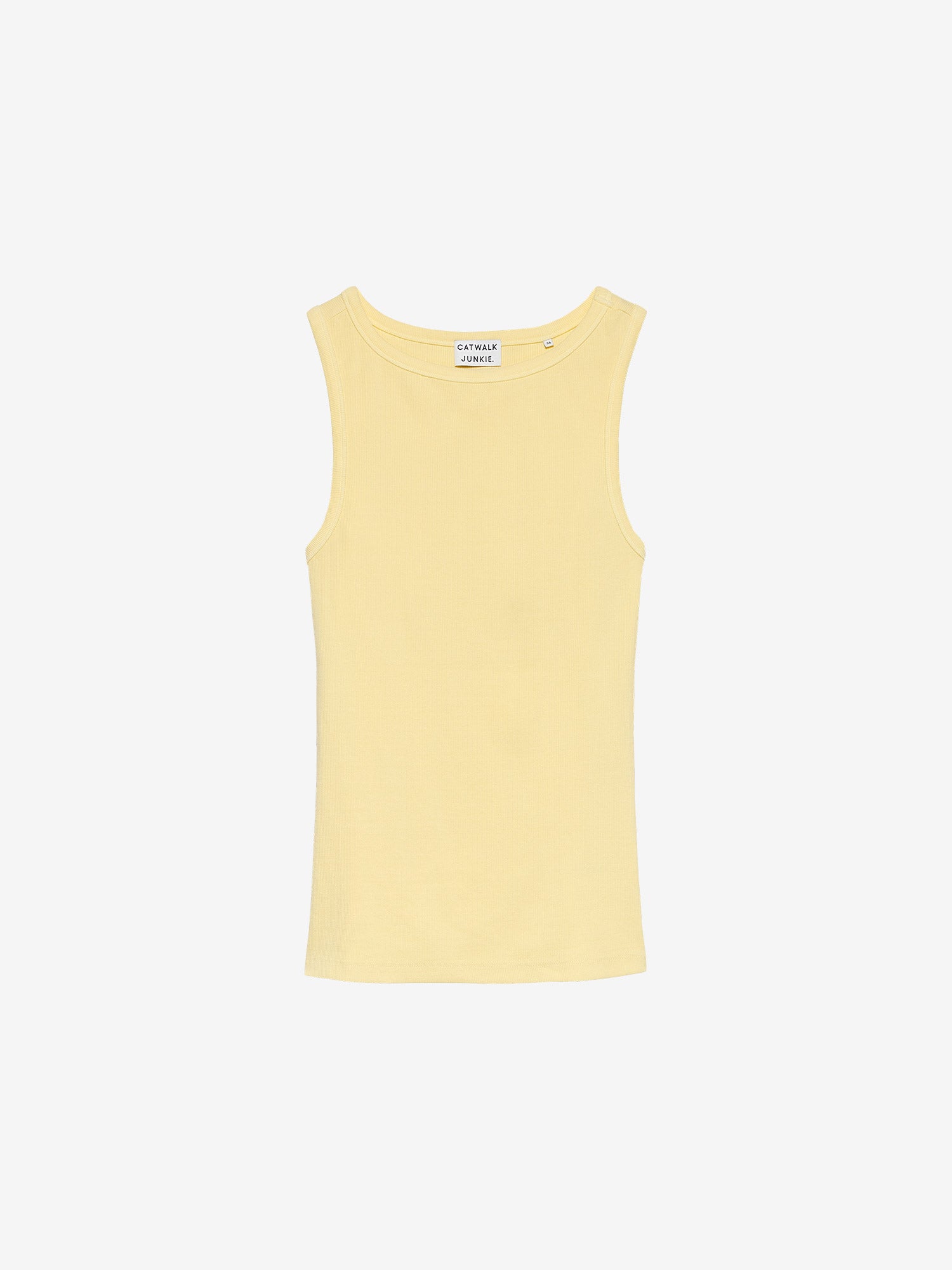 Classic rib singlet | Mellow Yellow