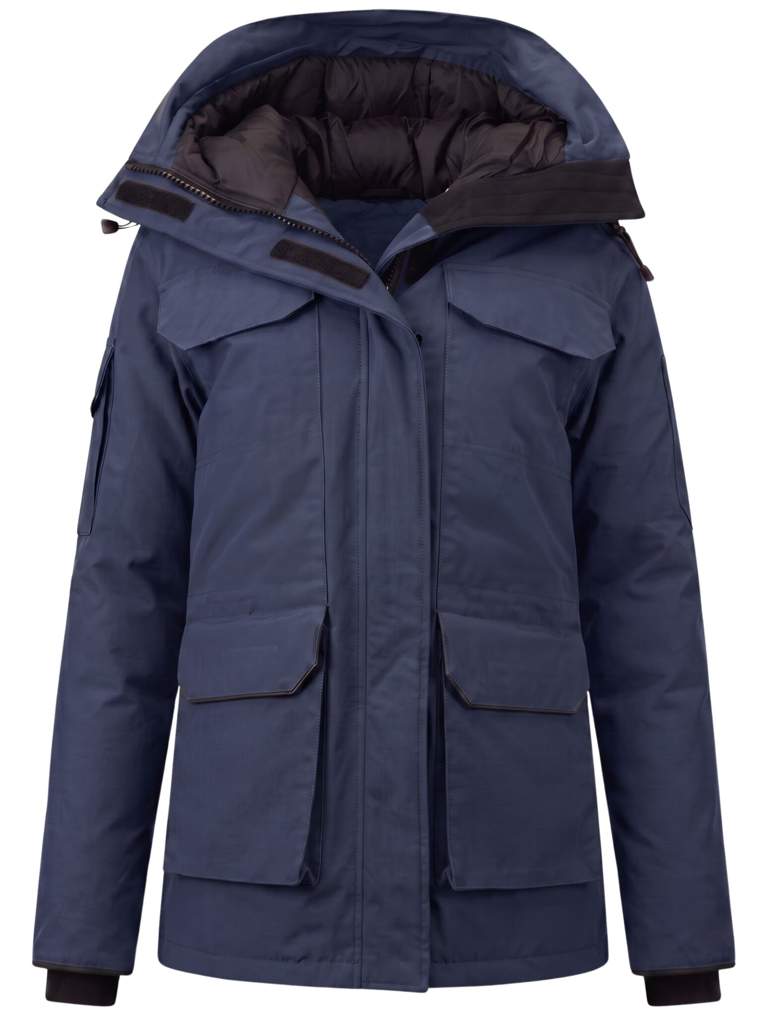 Dames Winterjassen Halflang Gewatteerd - 7603 - Blauw