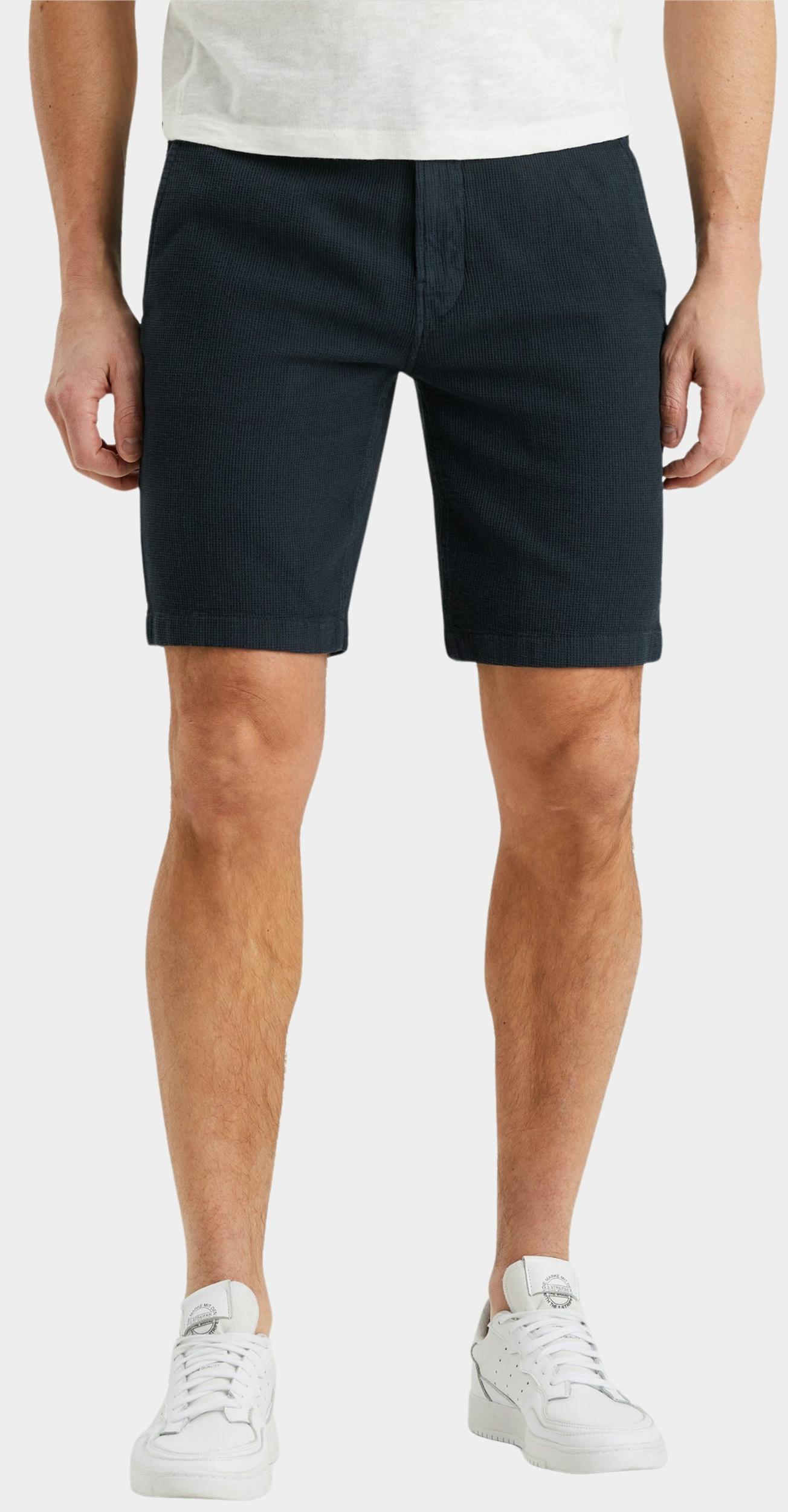 50% Korting Cast Iron Korte Broek Blauw CHINO SHORTS STRUCTURE CSH2505650/5287 | Bos Men Shop