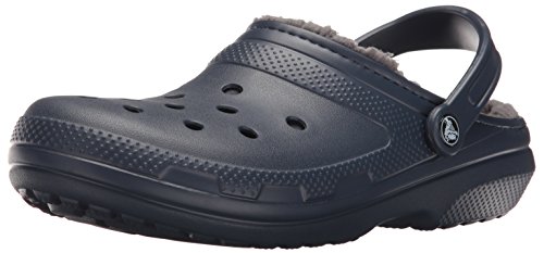 Crocs Unisex Erwachsene Classic Lined Clog Clog, Navy/Charcoal, 45/46 EU