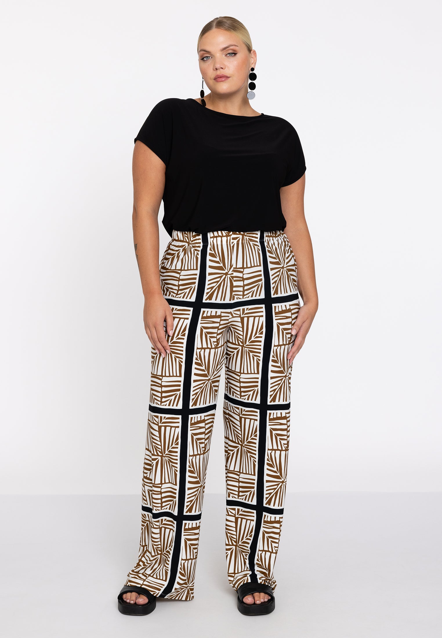 Broek straight TILES