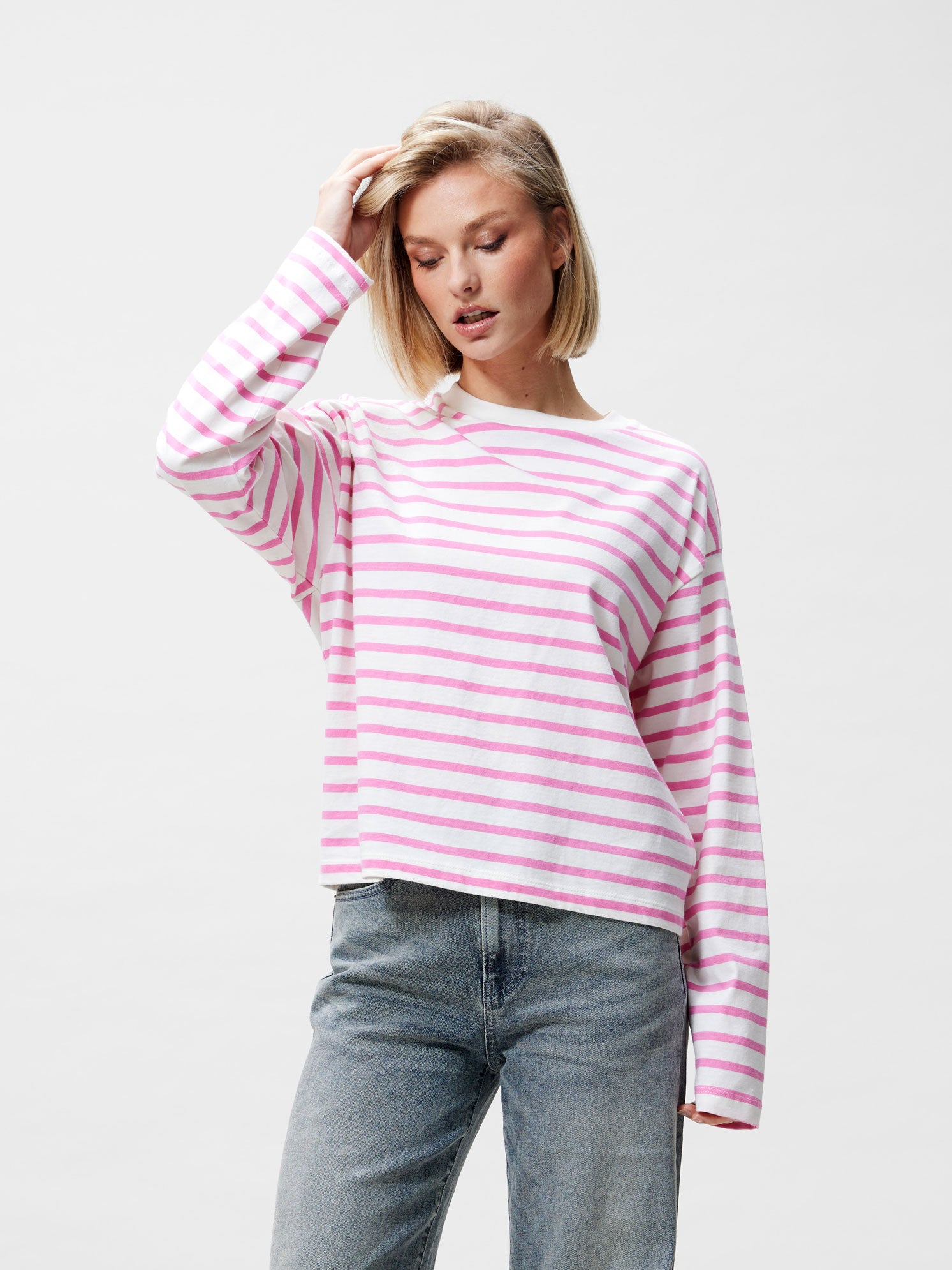 Gestreepte long sleeve | Rosebloom