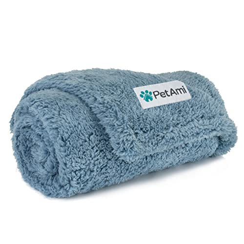 PetAmi Flauschige, wasserdichte Hundedecke für kleine und mittelgroße Hunde, weich, warm, Sherpa-Überwurf, pinkelfest, Couchbezug, wendbar, Katzen-, Welpenbettdecke, Sofaschoner, Plüsch, waschbares