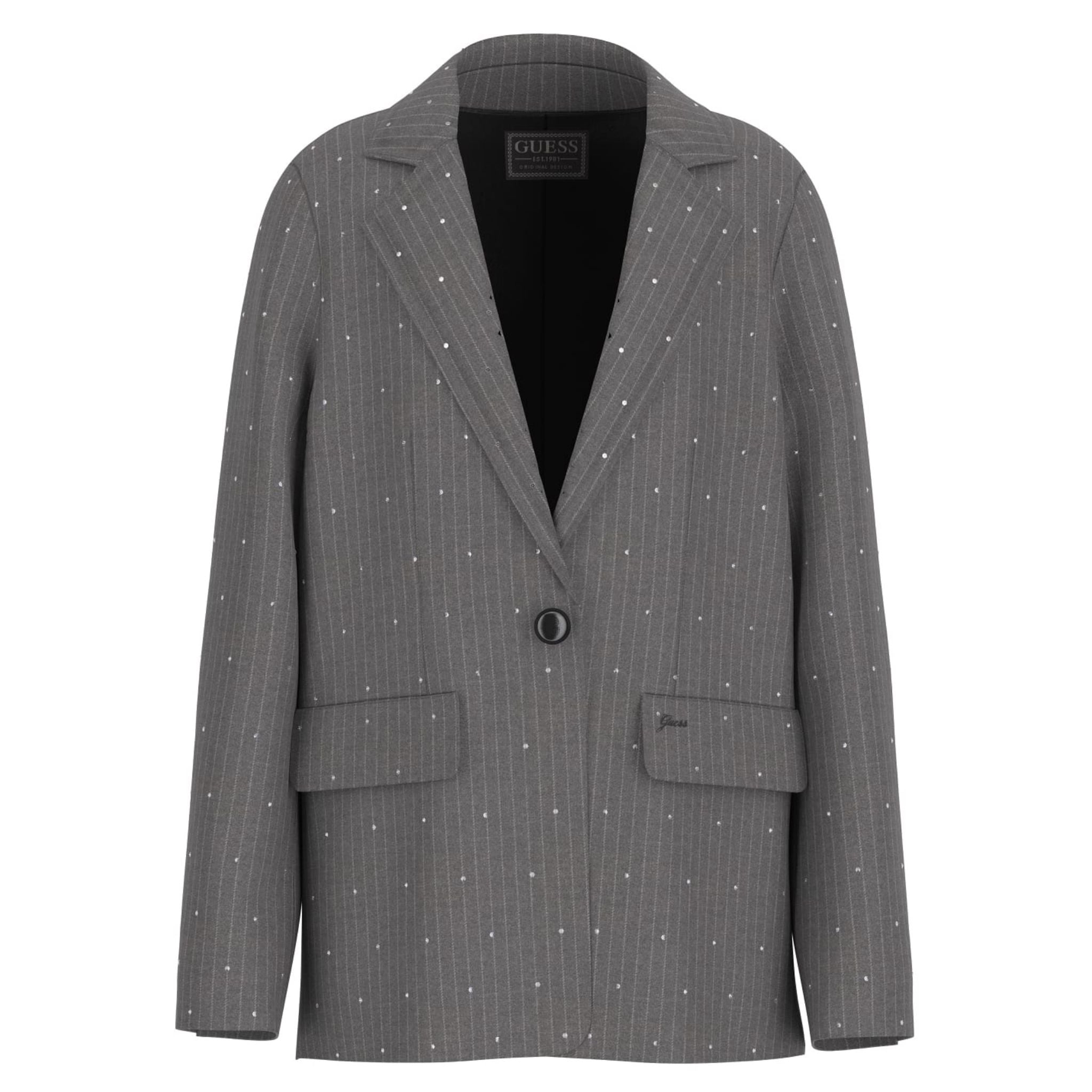 blazer grijs pinstripe
